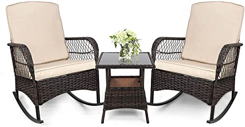 LEVELEVE 3 pcs Rocking Bistro Set