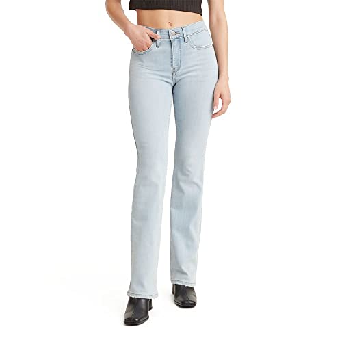 Levi's Women's 315 Shaping Bootcut Jeans, Slate Freeze-Light Indigo, 28