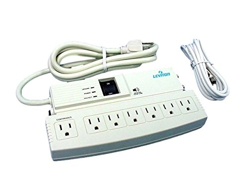 Leviton COMMERCIAL Surge Protector Power Strip CABLE
