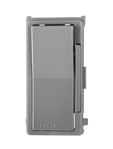 Leviton Decora Digital Dimmer Switch Faceplate, Gray, 1 Count