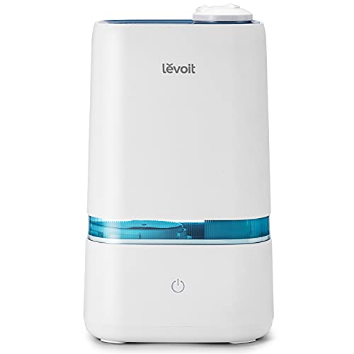 LEVOIT 4L Bedroom Humidifier: Quiet Cool Mist with Essential Oil Diffuser