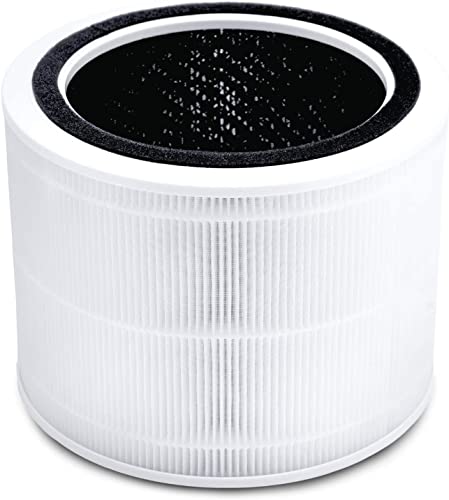 Anycore Compatible for Levoit PUR131 Filter Replacement Compatible with  Levoit PUR131, PUR131S and PUR131-RF, 1 True HEPA 1 Activated Carbon