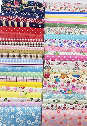 levylisa 200 PCS Cotton Fabric Bundles