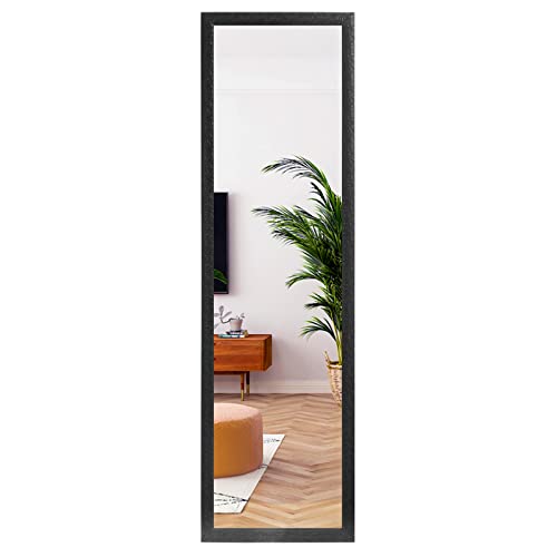 Engraved Frame Full Length Wall-Mounted Mirror, 50"x14"