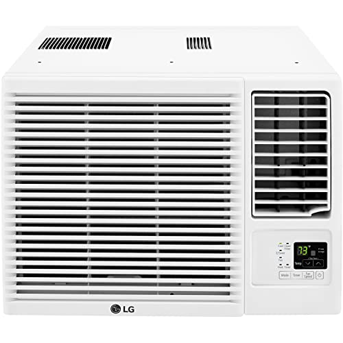 LG 7,500 BTU Window Air Conditioner with Heat, Cools 320 Sq.Ft.