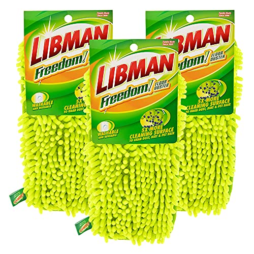 Libman Freedom Floor Duster Refill Dry Dust Mop Replacement Heads (Pack of 3)