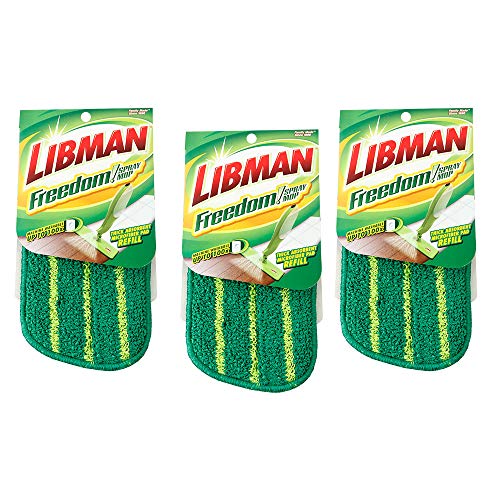 Libman Freedom Spray Mop Refills - Green 3 Pack
