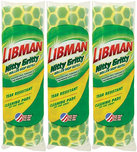 Libman Nitty Gritty Roller Mop Refill - Versatile and Durable