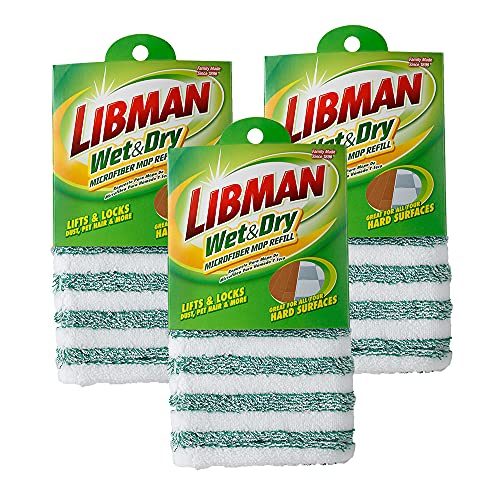 Libman Wet & Dry Microfiber Mop Refills