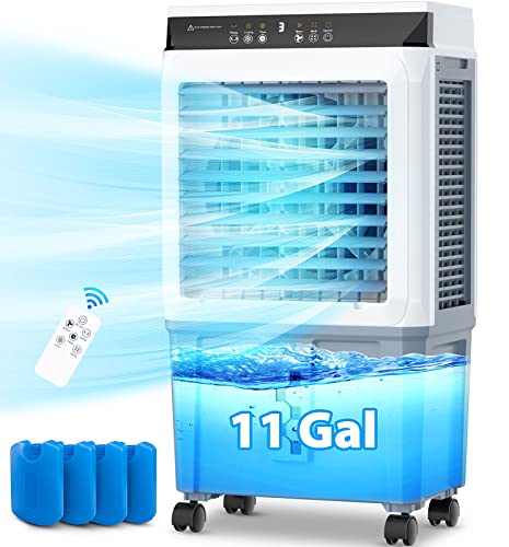 LifePlus 3500 CFM Swamp Air Cooler with 11 Gallon Remote