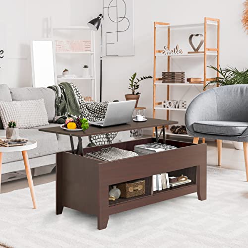 Lifetime Home Lift Top Coffee Table with Storage