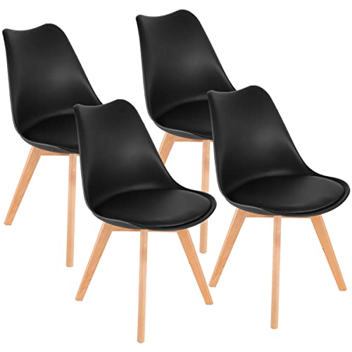 Lifetime Home Mid-Century Modern Lounge Chair Set of 4