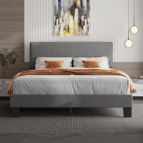 Lifezone Queen Bed Frame with Headboard