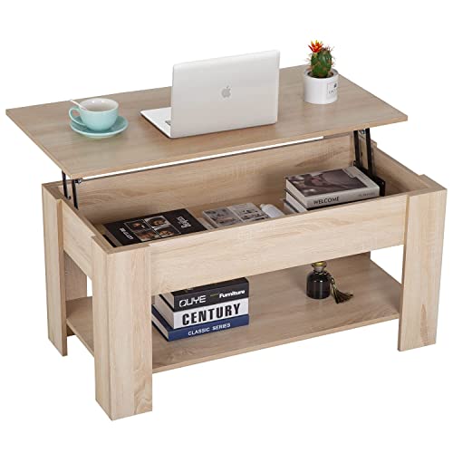 Lift Top Coffee Table with Hidden Compartment