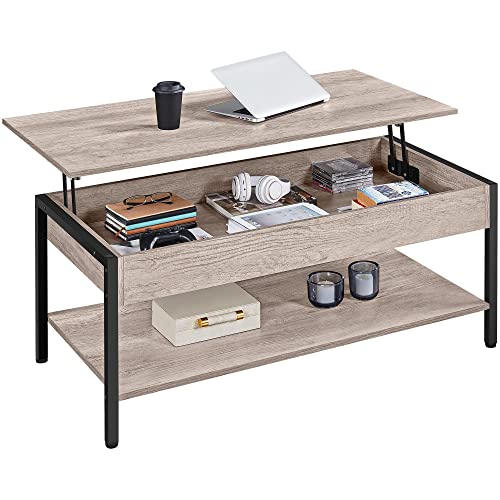 Lift Top Coffee Table with Hidden Storage