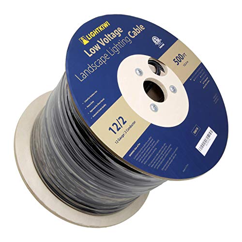Lightkiwi 12/2 Low Voltage Landscape Lighting Wire