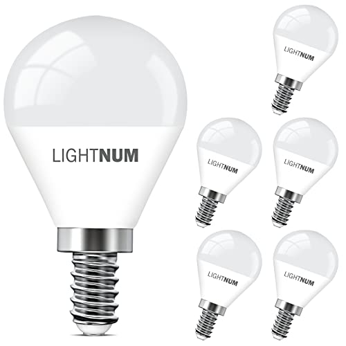 LIGHTNUM LED E12 Candelabra Bulbs, Energy Efficient and Bright