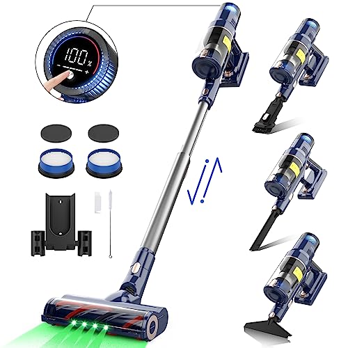 Lightweight Cordless Vacuum Cleaner with OLED Touch Screen