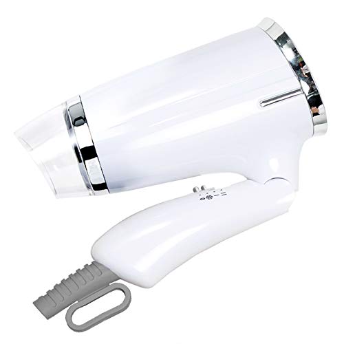 VeMee Compact Folding Ionic Hair Dryer - 3 Settings (White)