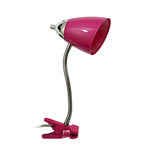 Limelights LD2001-PNK Flossy Gooseneck Desk Lamp, Pink