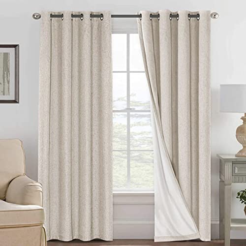 Linen Blackout Curtains - Energy Saving and Elegant