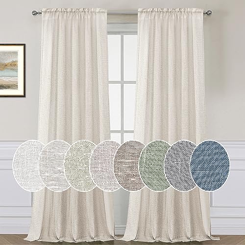 Linen Curtains - Elegant Natural Light Filtering Panels