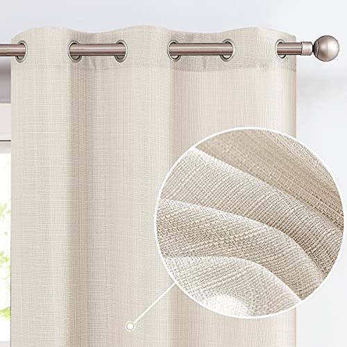 Linen Textured Casual Weave Curtains