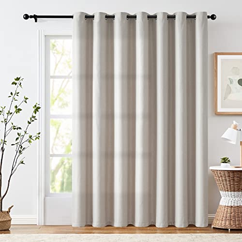 Linen Textured Curtain 84 Inch Length