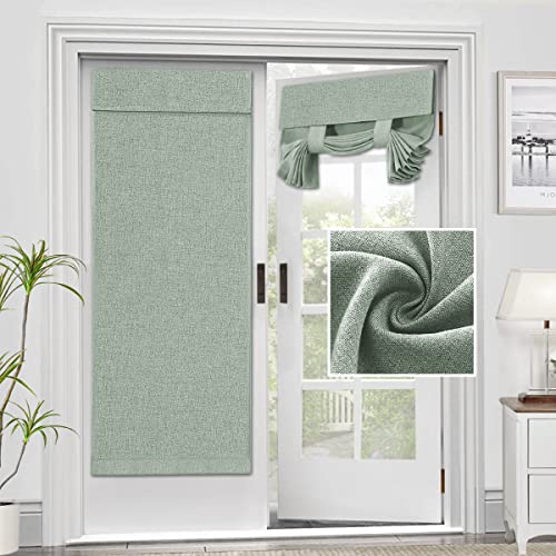 Linen Textured Privacy French Door Blinds - Elegant and Functional