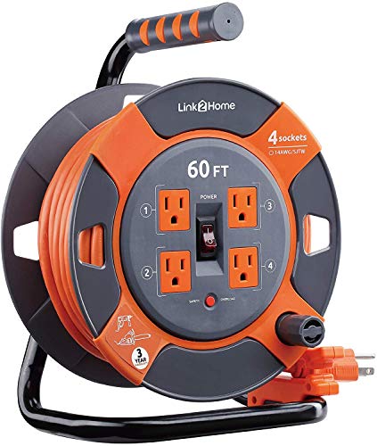 Link2Home Cord Reel Extension Cord