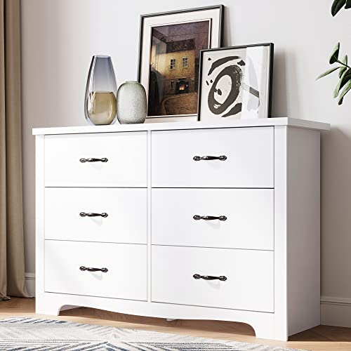 LINSY HOME 6 Drawer Double Dresser