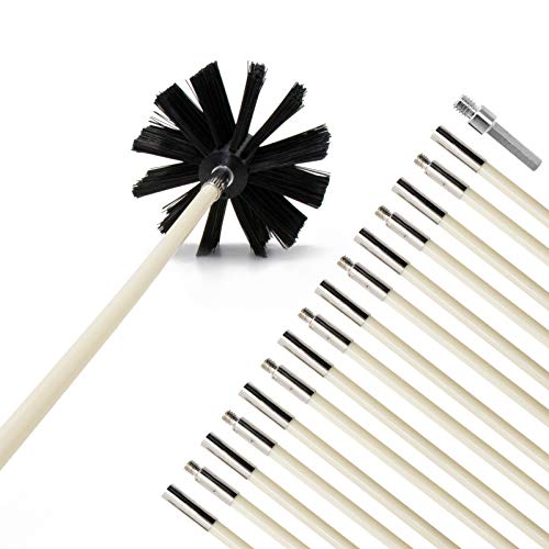 Lint Remover Kit with Flexible Nylon Rods – Clean Dryer Vents Easily