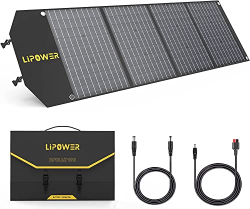 LIPOWER 100W Portable Solar Panel