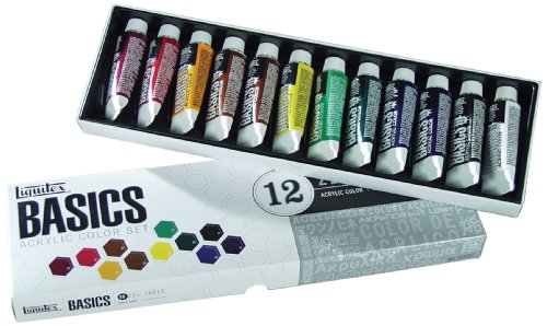 Liquitex Acrylic Paint Tube 12-Piece Set: Versatile and Affordable