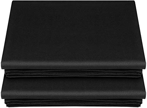 Lirex Flat Sheet, Extra Soft Microfiber Flat Black Sheet