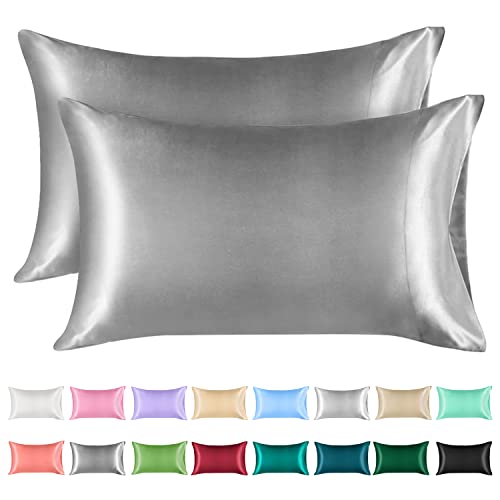 Lirex Satin Pillow Cases (2 Pack), Standard Size