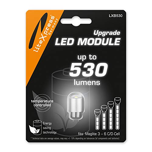 LiteXpress LXB530 LED Upgrade Module for Maglite Flashlights