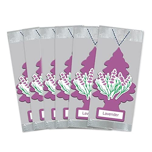 LITTLE TREES Car Air Freshener 6-Pack (Lavender)