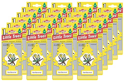 LITTLE TREES Vanillaroma Car Air Freshener - 24 Pack