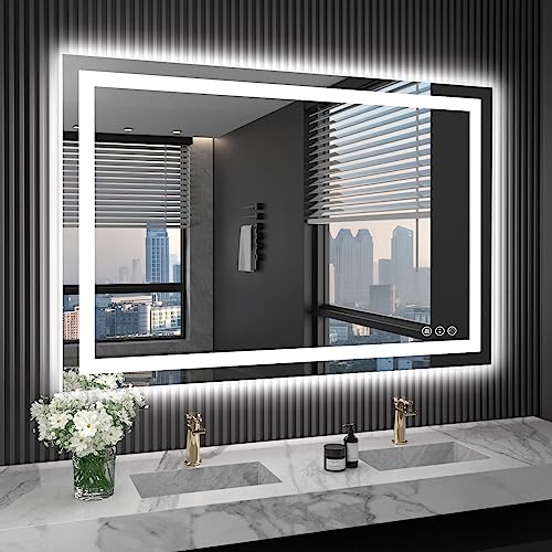LOAAO 48X36 LED Bathroom Mirror