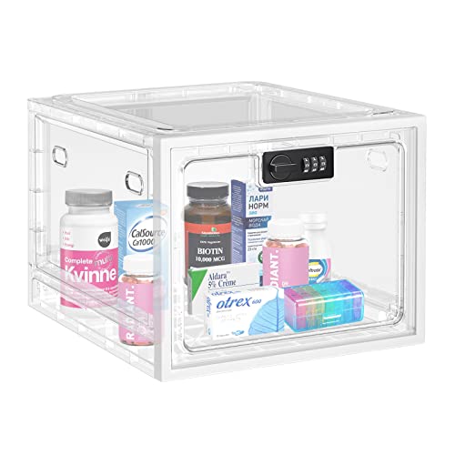 Lockable Storage Box for Medication and More