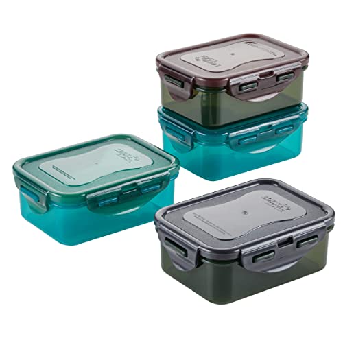 LocknLock ECO Food Storage Containers - Set of 4 Rectangle Bins