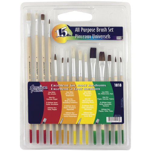 Loew-Cornell 1018 Brush Set - Affordable and Versatile Paint Brushes