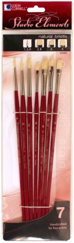 Loew-Cornell Bristle Long Handle Brush Set