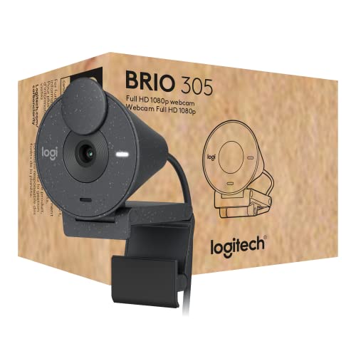 Logitech Brio 305 Webcam with Privacy Shutter