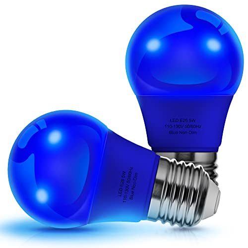 LOHAS A15 Blue LED Light Bulb, 5W