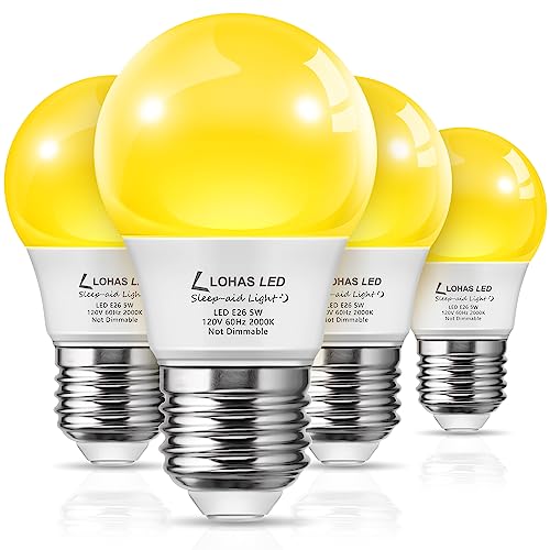 LOHAS Bug Light Bulb Yellow LED Bulbs