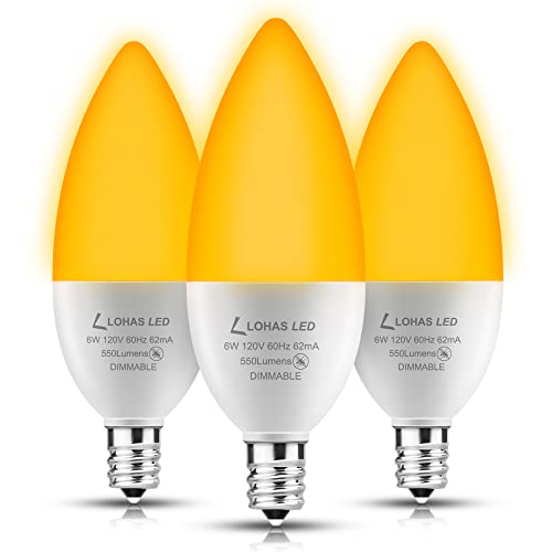 LOHAS Yellow LED Bug Light Bulbs