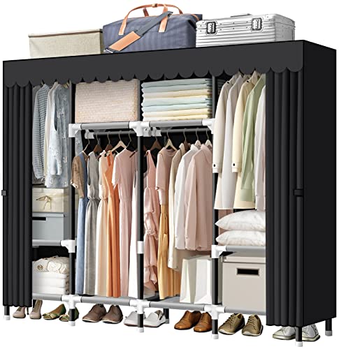 LOKEME Portable Closet, 67 Inch Wardrobe Closet