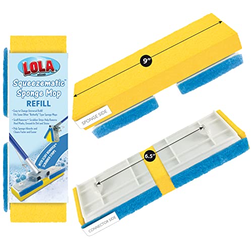 Lola SqueezeMatic Butterfly Mop Head Refill